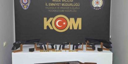 Niğde’de ruhsatsız silah operasyonu: 16 şüpheli gözaltında