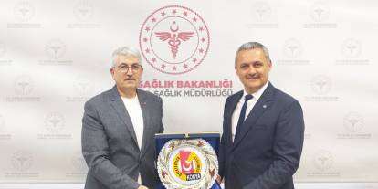 Gazeteciler Cemiyetinden yeni Sağlık Müdürü Yavuz’a ziyaret