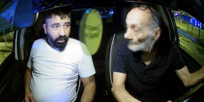 Önce taksiciyi darp etti, sonra aracı çaldı.