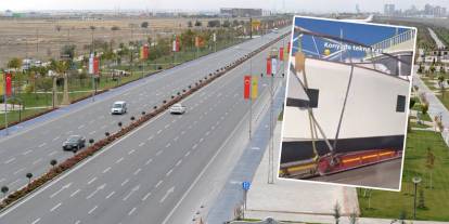 Denizi olmayan Konya'da bir garip tekne kazası. Olduğu yere sıkıştı