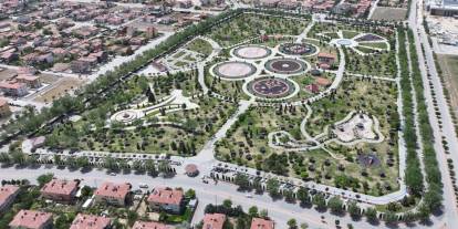 Karatay'ın park ve bahçeleri hafta sonlarının vazgeçilmezi oldu