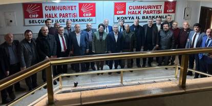 CHP Konya, Özel'in yanında