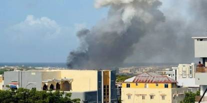 Somali'de askeri helikopter düştü: Can kayıpları var