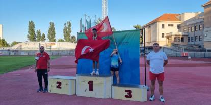 DOSD Meram’ın milli sporcusu Avrupa şampiyonu