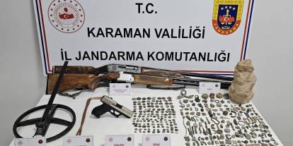 Tarihi eser kaçakçılarına jandarma darbesi