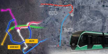 Konya'nın yeni tramvay hattında 21 istasyon var. Ulaşım yarım saate düşecek
