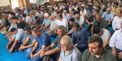 Konya'nın Mescid-i Aksa Camiinde ilk cuma namazı eda edildi