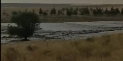 Konya'da sağanak yağış sele dönüştü. Tarım arazileri ve evler sular altında