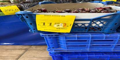 Bunu da gördük! Kirazın kilo 1000 lirayı aştı