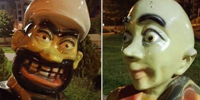 Korku filmi seti gibi: Çocuklar için masal parkı yapılmıştı
