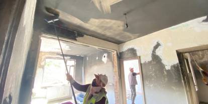 Konya'da evi yanan aileye destek geliyor. Tüm ihtiyaçları karşılanacak