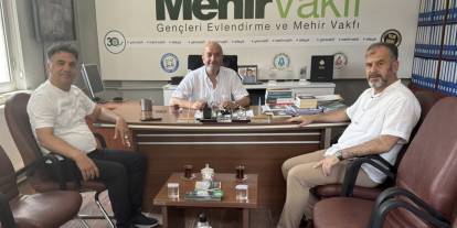 Mustafa Kavaf’tan Mehir Vakfı’na ziyaret