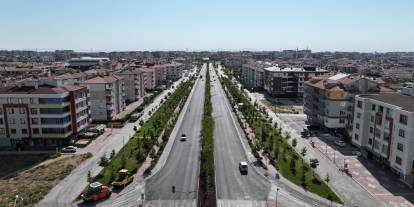 Konya'da araçların rot balans ayarını bozan yollar yeniden yapıldı. Ulaşım konforlu hale geldi