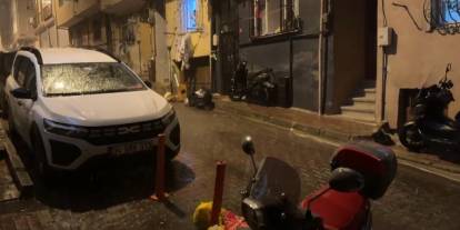 İstanbul'da gece saatlerinde sağanak etkili oldu