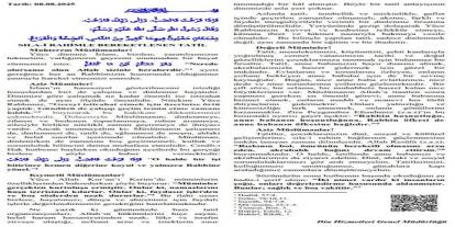 Cuma hutbesinde ülkedeki "tatil" anlayışı eleştiriliyor