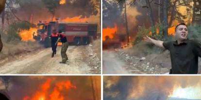 Çanakkale'de yangın felakete dönüştü: Boğaz gemi trafiğine kapatıldı, bölge boşaltılıyor
