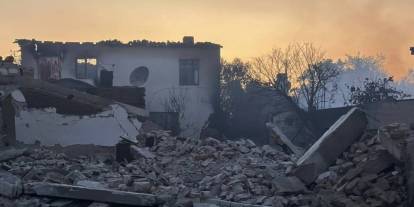Çanakkale'de yangın felaketi: Gün ağarınca ortaya çıktı