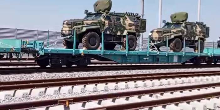 İhraç edilen zırhlı muharebe araçları tren ile Avrupa’ya gönderiliyor